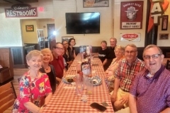 Members of the Woodbridge Music Club at Famous Dave's Bar-B-Que during their June 19, 2025 luncheon.
